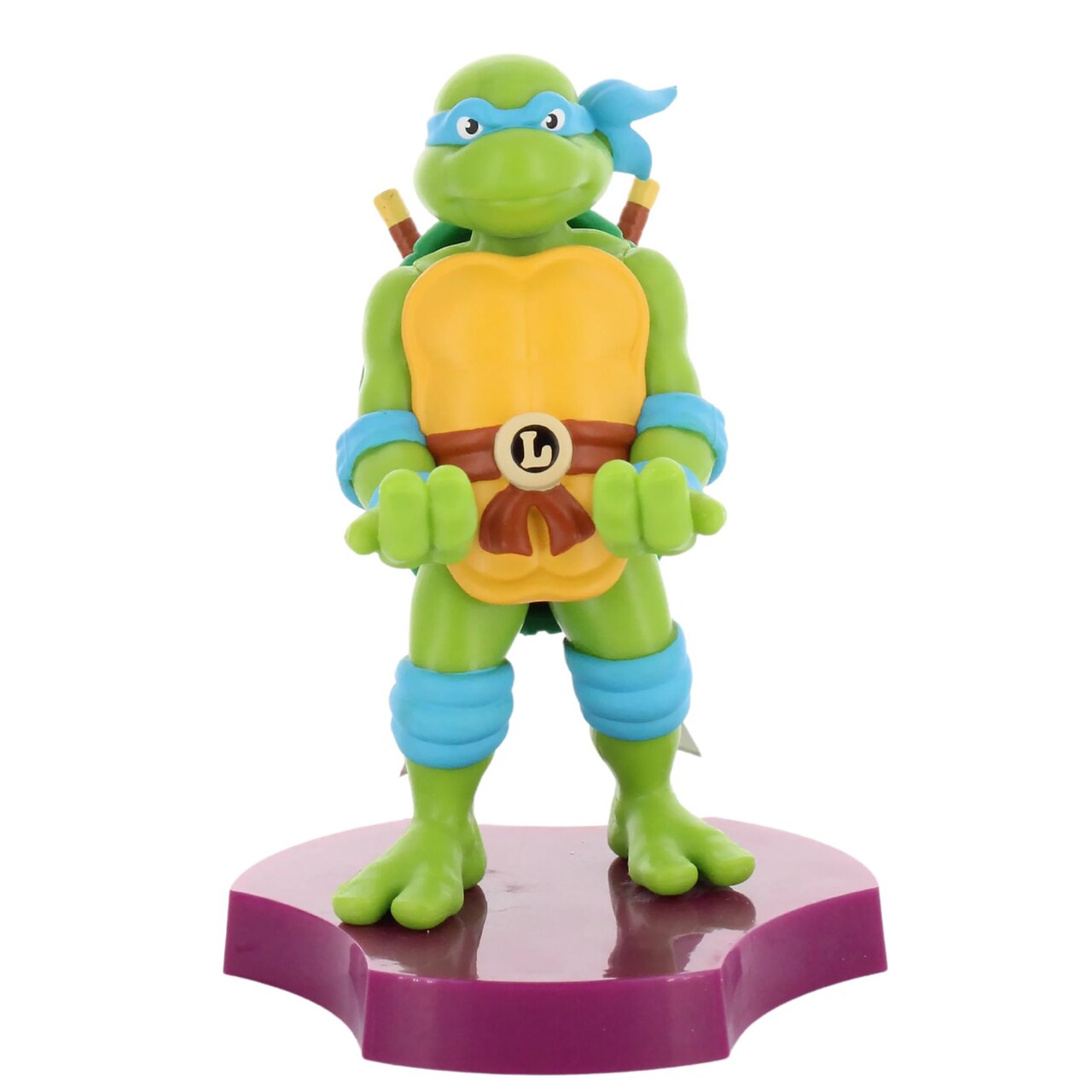 Exquisite Gaming: Cable Guys Holdems: TMNT - Leonardo - Earbud & Phone Holder, Teenage Mutant Ninja Turtles Figure